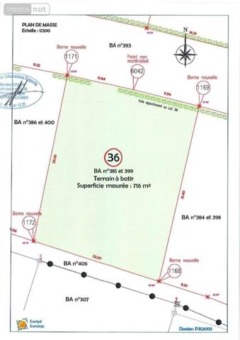 Terrain à Batir à vendre à Pont-Audemer dans l'Eure (27500), ref : 065/113   
Ferme des places