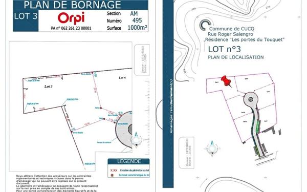 Terrain à vendre    Cucq