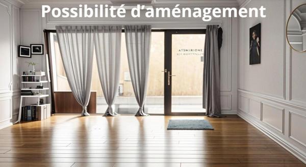 34 400 Saint-Just – Local 28 m² en centre-ville