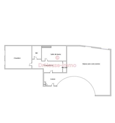 Appartement à vendre 2 pièces de 51 m²