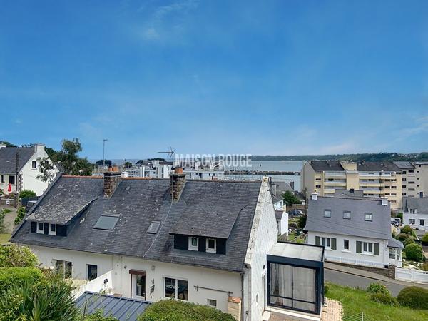 Perros -Guirec vue mer en impasse