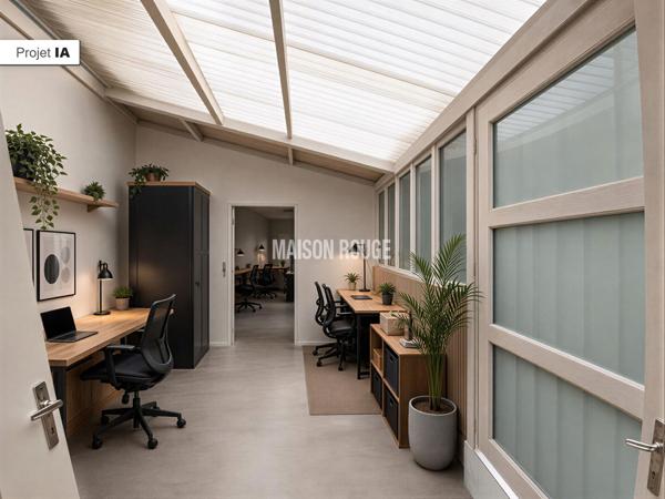 Appartement lumineux 127 m² à Plouha centre-ville avec balcon et grenier aménageable de 115 m² proche mer