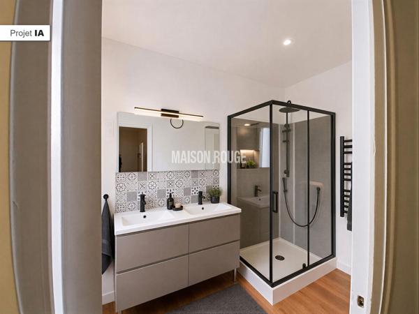 Appartement lumineux 127 m² à Plouha centre-ville avec balcon et grenier aménageable de 115 m² proche mer
