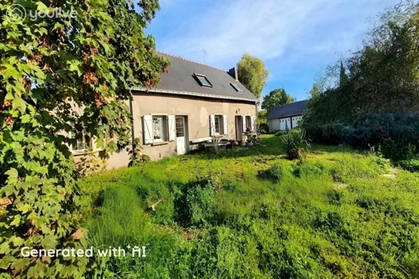 Maison de village à vendre à Tiercé, 161 m² charmants
