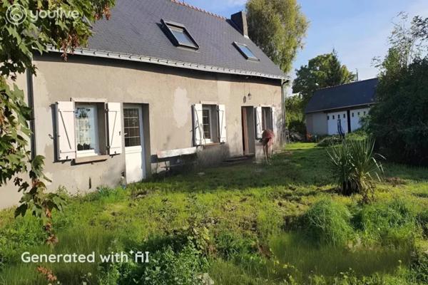 Maison de village à vendre à Tiercé, 161 m² charmants