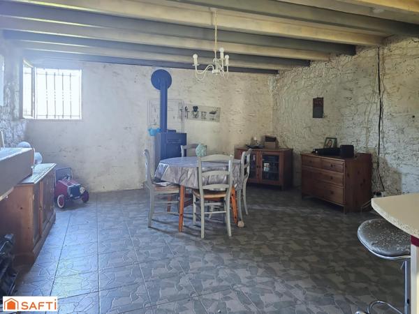 Maison 100 m² ,4 chambres, terrain 1000m² (71620)