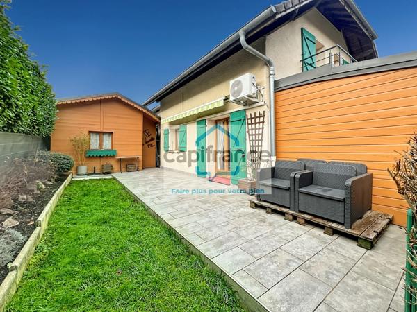 Maison à vendre 5 pièces CHALLES LES EAUX (73) de 115 m² sur parcelle de 368 m²