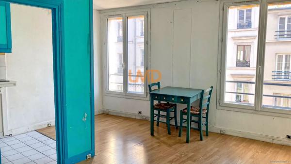 Appartement 2 pièces - 36,49 m2 - 280 000 € - Paris 20