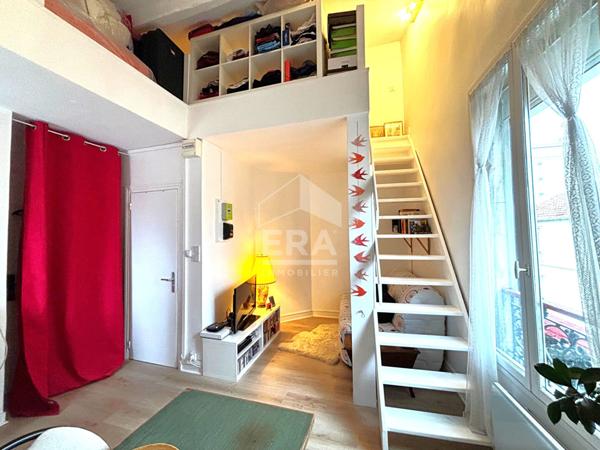 Studio Malakoff 16.62 m2 (carrez) + 12.70 m2 mezzanine