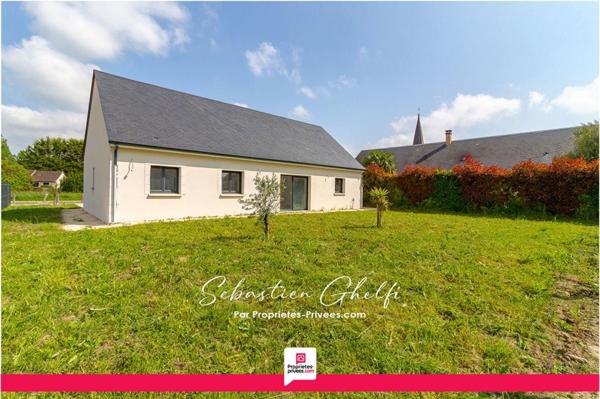 maison de plain-pied avec 3 chambres-cellier-garage-jardin