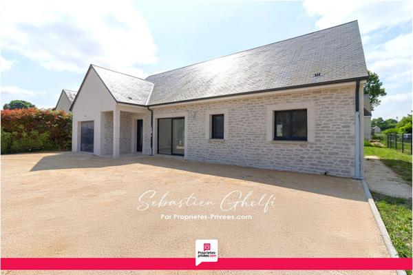 maison de plain-pied avec 3 chambres-cellier-garage-jardin