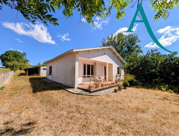 MAISON T4 124 M2 avec T2 , Garage, dépendances,1500m² de terrain.