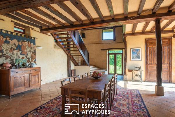Maison familiale de caractère , avec vue et vaste jardin
