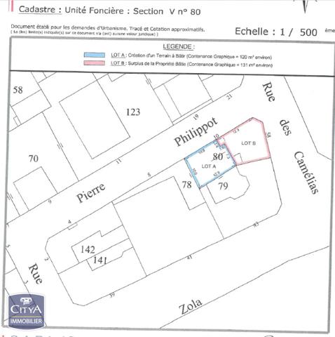 Terrain à vendre Alfortville (94140)