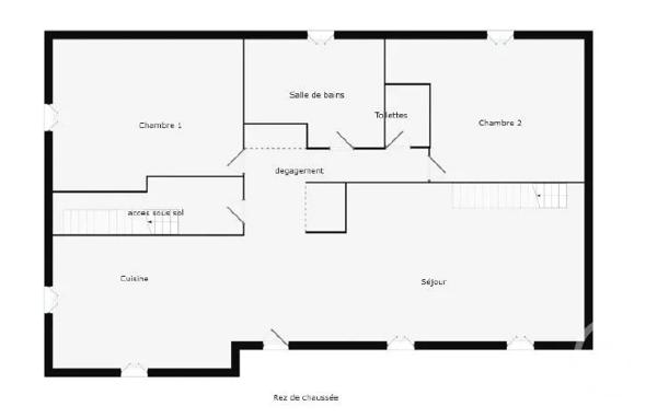 Maison à vendre  6 pièces - 99,05 m 2   NOGENT LE ROI  - 28