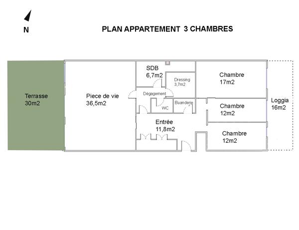 Appartement à vendre 4 pièces 127 m² Paris 20