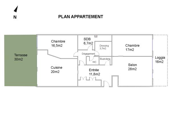 Appartement à vendre 4 pièces 127 m² Paris 20