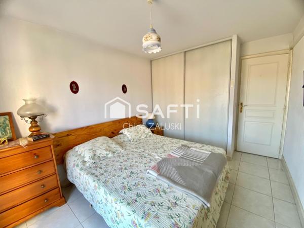 Fréjus plage T3 grande terrasse, place de parking