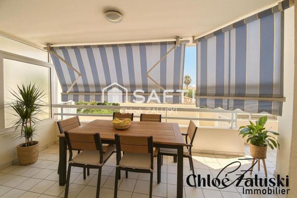 Fréjus plage T3 grande terrasse, place de parking