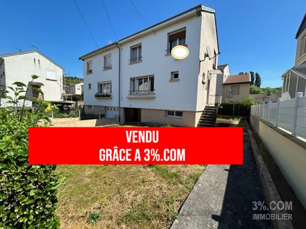 jolie maison 3ch, garage et jardin à Neuves maisons Neuves-Maisons (54230)