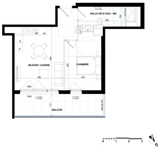 Appartement à vendre 2 pièces 40 m² Antibes