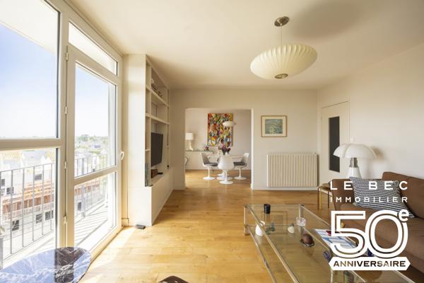 Appartement 2 chambres au dernier étage desservi par Ascenseur