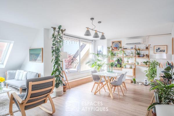 Appartement en derniers étages avec terrasse au coeur de la Krutenau