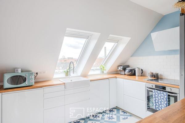 Appartement en derniers étages avec terrasse au coeur de la Krutenau