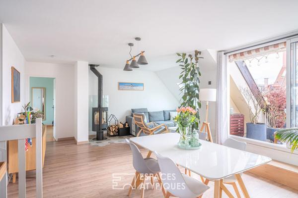 Appartement en derniers étages avec terrasse au coeur de la Krutenau
