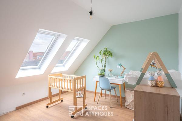 Appartement en derniers étages avec terrasse au coeur de la Krutenau