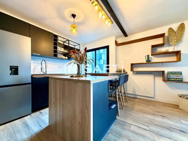 Nantes CANCLAUX, T3 2ch, balcon, box 2 autos, cave