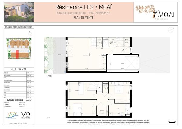 Maison T4 neuve avec jardin, terrasse et garage