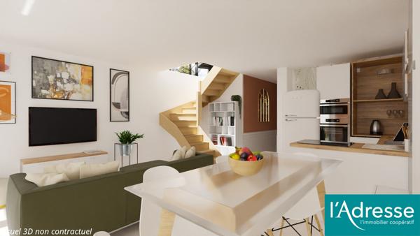 Maison T4 neuve avec jardin, terrasse et garage