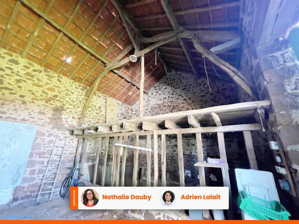 Maison plain pied 2 chambres - Grange - 7000m² terrain