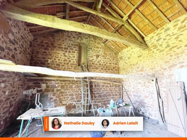 Maison plain pied 2 chambres - Grange - 7000m² terrain