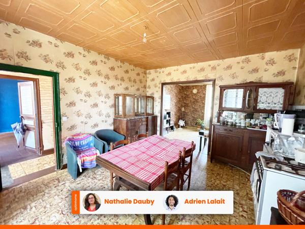 Maison plain pied 2 chambres - Grange - 7000m² terrain