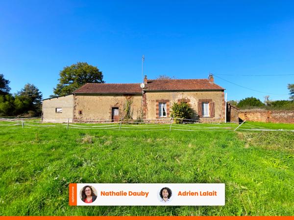 Maison plain pied 2 chambres - Grange - 7000m² terrain