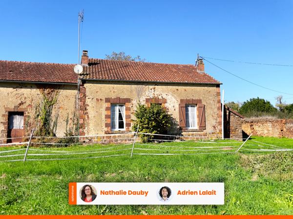 Maison plain pied 2 chambres - Grange - 7000m² terrain