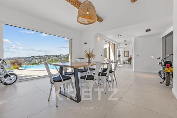 VENCE – CONTEMPORAINE D’EXCEPTION AVEC VUE MER