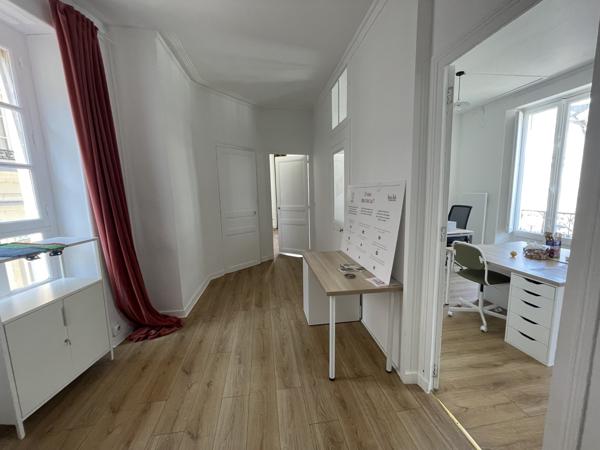 Bureaux à louer à Nantes centre dans immeuble haussmannien lumineux