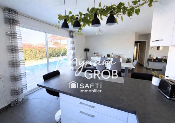 Montauban - Secteur Bas Pays - Maison T4 de 90 m2 avec piscine style lagon