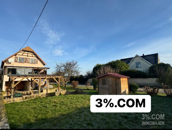3%COM Jolie maison avec jardin 8 ares  Schnersheim (67370)