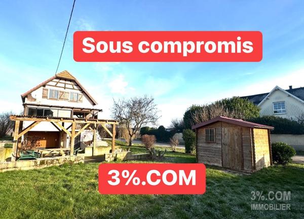 3%COM Jolie maison avec jardin 8 ares  Schnersheim (67370)