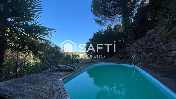 St Maxime - Villa à rénover - 166 m2 -  Vue dégagée