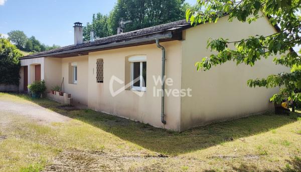 Villa plain-pied T4 + 2 garages + terrains