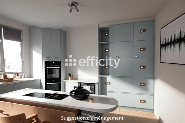 Appartement 3 pièces - 49 m² Exclusivité efficity