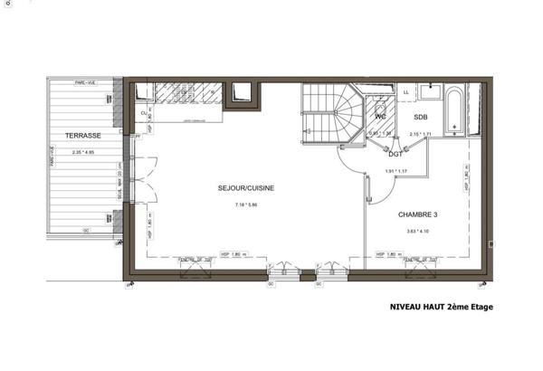 Appartement à vendre 4 pièces 87 m² Antony