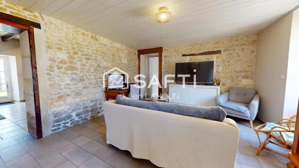 Maison en pierre de 140 m² – Calme & convivialité à Mosnac (16120)