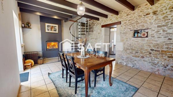 Maison en pierre de 140 m² – Calme & convivialité à Mosnac (16120)