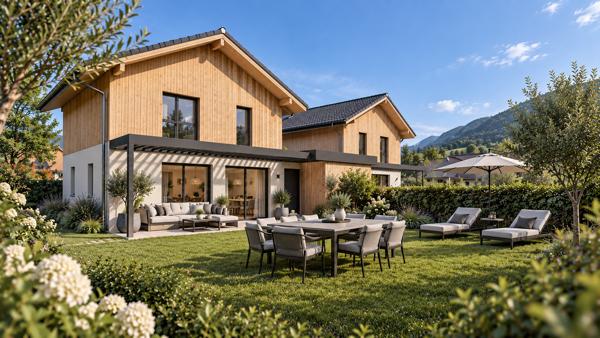 MAISON NEUVE T5 – 132,46 M² – 4 CHAMBRES – JARDIN 317 M² – 745 000€